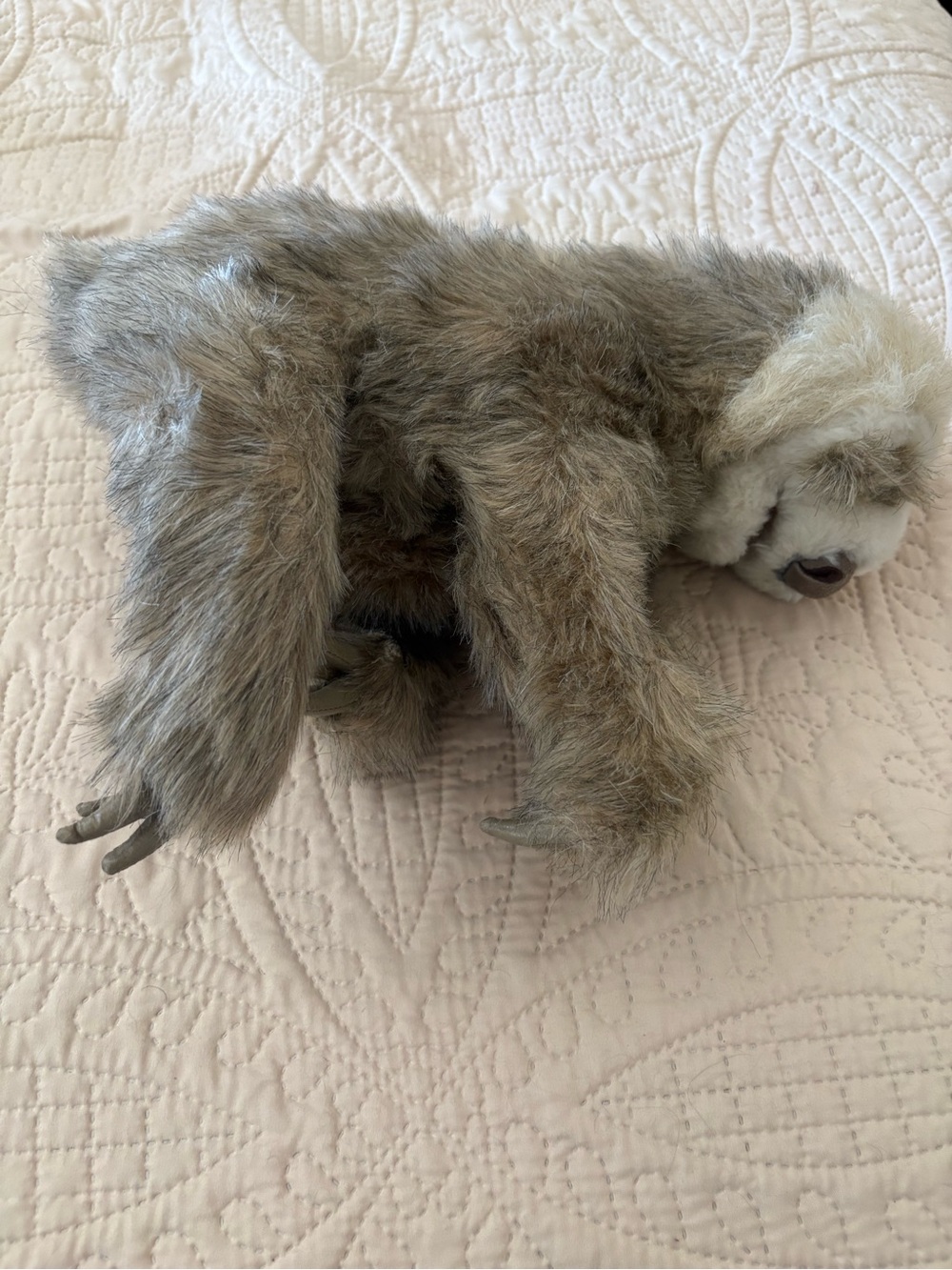 Folkmanis sloth puppet.